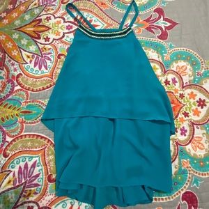blue blouse